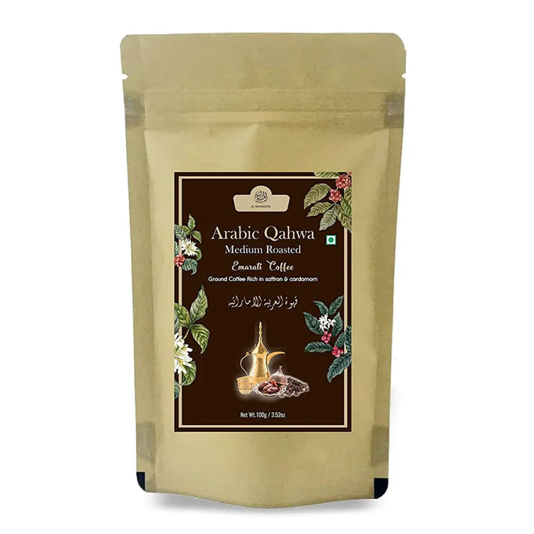 Arabic qahwa medium roasted coffee