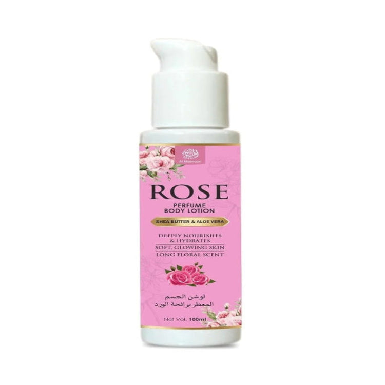 Rose perfume body lotion