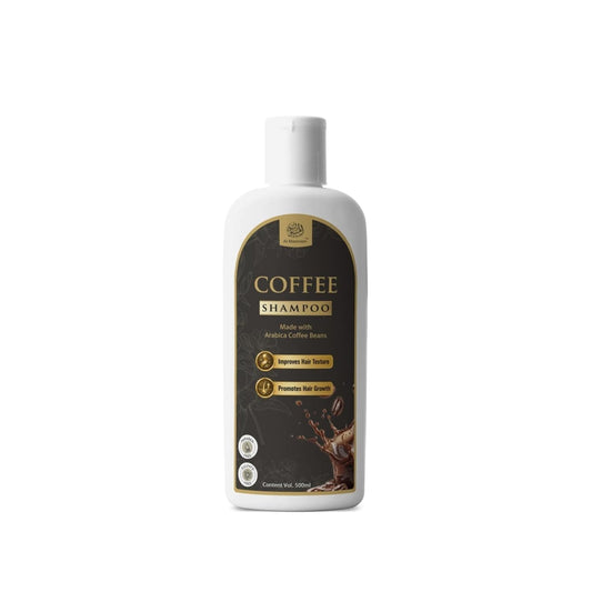 AL MASNOON Coffee Shampoo | 500ml | Made with Arabica Coffee Beans | Sulphate Free & Paraben Free | Gentle Hair Cleanser for Soft, Smooth & Healthy-Looking Hair