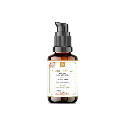 Mukhmiariya perfumed hair and body lotion