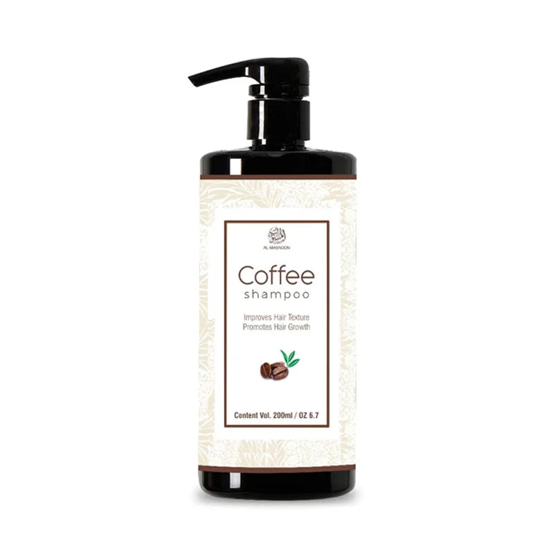 Coffee shampoo bottle