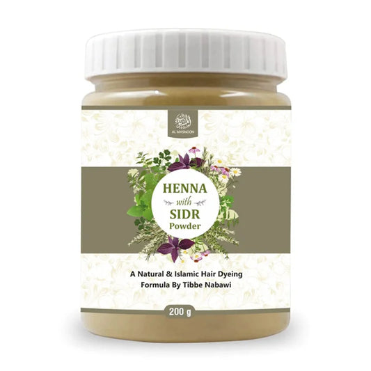 Heena with sidr powder