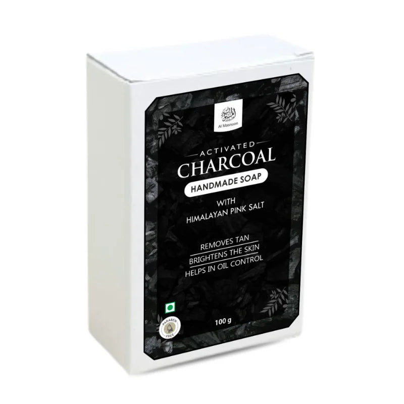 Activated Charcoal Handmade Soap with Himalayan Pink Salt