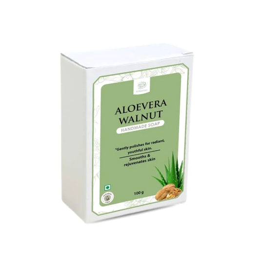 Aloe vera walnut handmade soap