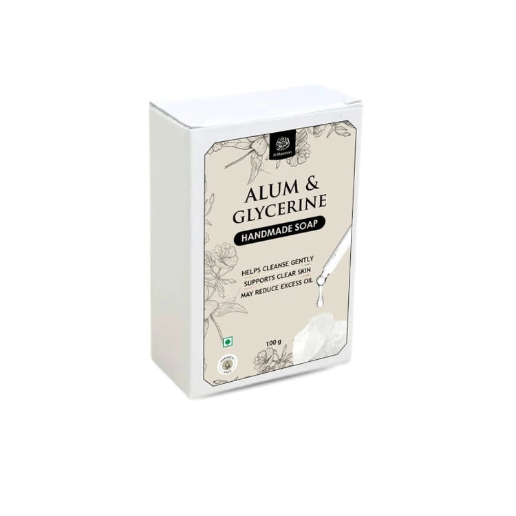 Alum and glycerine handmade soap