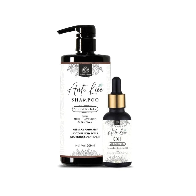 Anti lice shampoo and oil from almasnoon