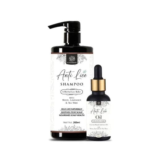 Anti lice shampoo and oil from almasnoon