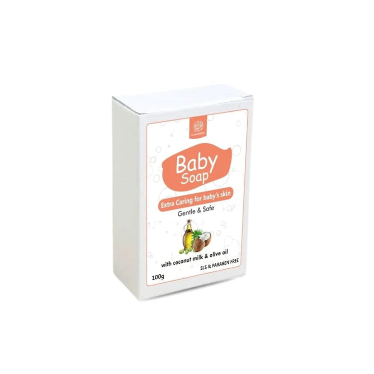 Baby soap with coconut milk and olive oil