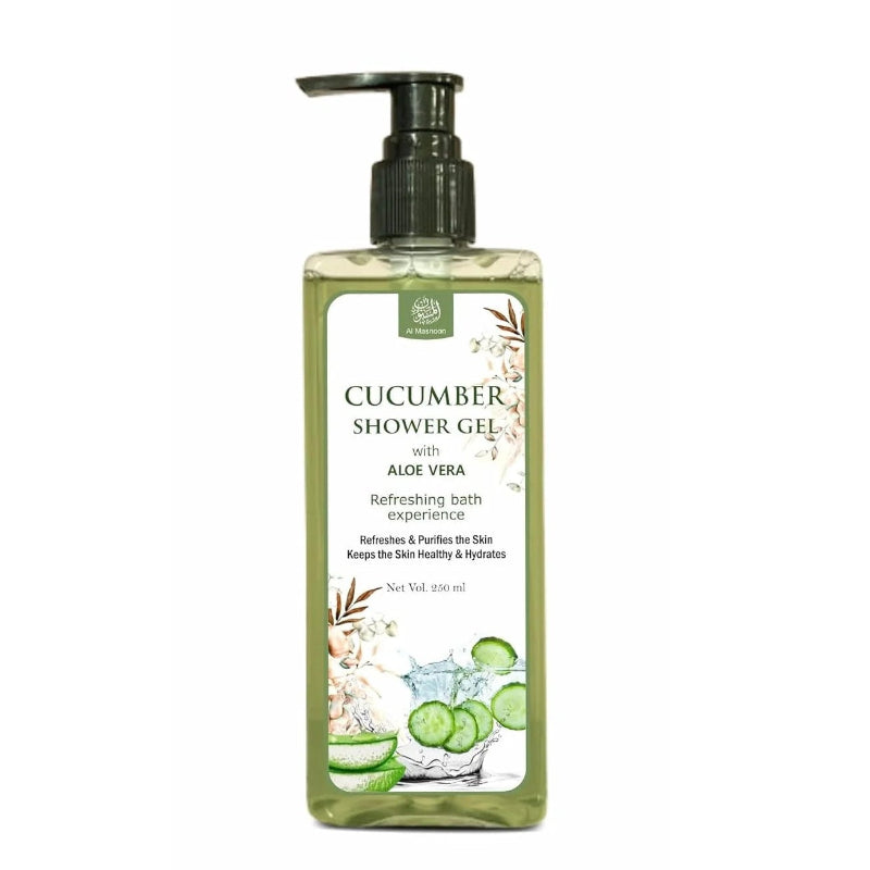 Cucumber shower gel with aloe vera