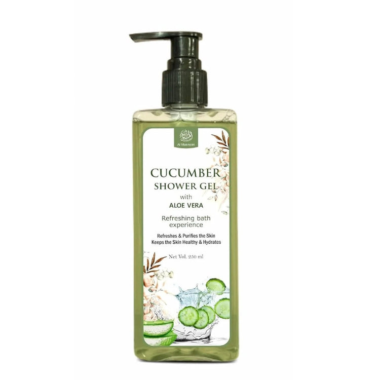 Cucumber shower gel with aloe vera
