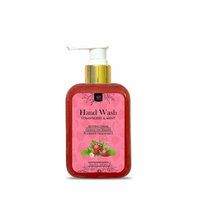 Hand wash with strawberry and mint