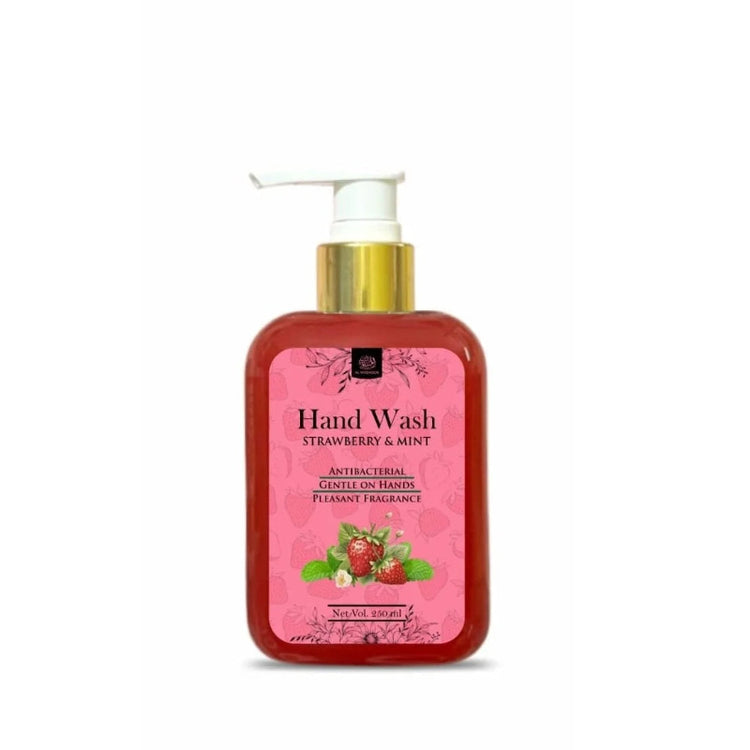 Hand wash with strawberry and mint